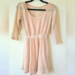 Kimchi Blue Baby Doll Pink Dress XS